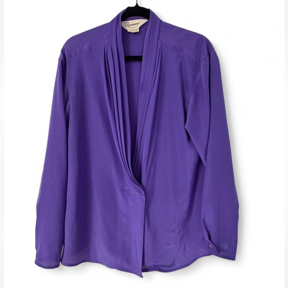 Chic Purple Women's Blouse